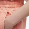 Pantaloni elasticizzati in misto lino e cotone Pantaloni elasticizzati in misto lino e cotone
