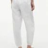 Pantaloni elasticizzati in misto lino e cotone Pantaloni elasticizzati in misto lino e cotone