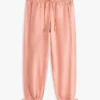 Pantaloni elasticizzati in misto lino e cotone Pantaloni elasticizzati in misto lino e cotone