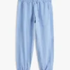 Pantaloni elasticizzati in misto lino e cotone Pantaloni elasticizzati in misto lino e cotone