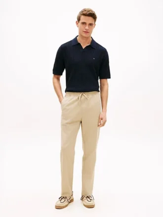 Pantaloni in cotone elasticizzato Pantaloni in cotone elasticizzato