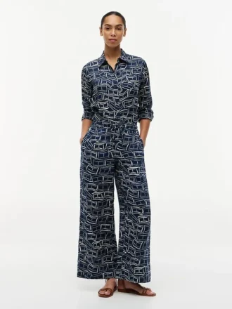 Pantaloni in lino dal taglio morbido
