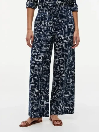 Pantaloni in lino dal taglio morbido