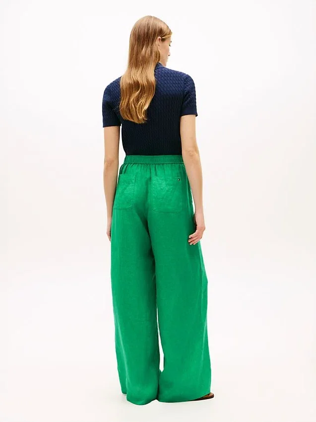 Pantaloni in lino dal taglio morbido Pantaloni in lino dal taglio morbido