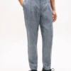 Pantaloni in lino Glen Plaid New York Label