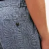 Pantaloni in lino Glen Plaid New York Label