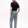 Pantaloni in lino Glen Plaid New York Label