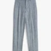 Pantaloni in lino Glen Plaid New York Label