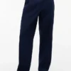 Pantaloni in misto lana leggera effetto seersucker dal taglio morbido Pantaloni in misto lana leggera effetto seersucker dal taglio morbido