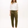 Pantaloni jogger cargo in cotone elasticizzato Pantaloni jogger cargo in cotone elasticizzato
