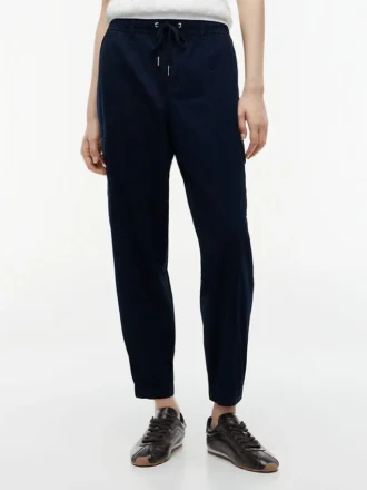 Pantaloni jogger cargo in cotone elasticizzato
