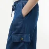 Pantaloni jogger cargo in cotone elasticizzato Pantaloni jogger cargo in cotone elasticizzato