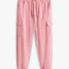Pantaloni jogger cargo in cotone elasticizzato Pantaloni jogger cargo in cotone elasticizzato
