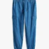 Pantaloni jogger cargo in cotone elasticizzato Pantaloni jogger cargo in cotone elasticizzato