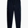 Pantaloni jogger cargo in cotone elasticizzato Pantaloni jogger cargo in cotone elasticizzato