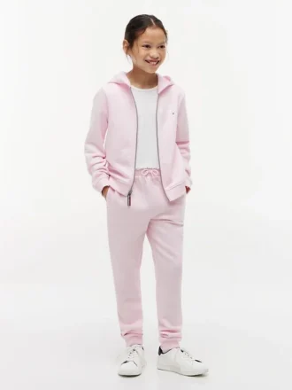 Pantaloni jogger da bambino con logo Tommy in stile college