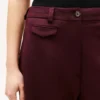 Pantaloni larghi a gamba dritta in misto lana Pantaloni larghi a gamba dritta in misto lana