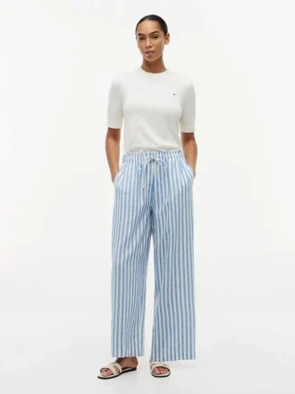 Pantaloni leggeri in misto lino