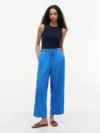 Pantaloni leggeri in misto lino