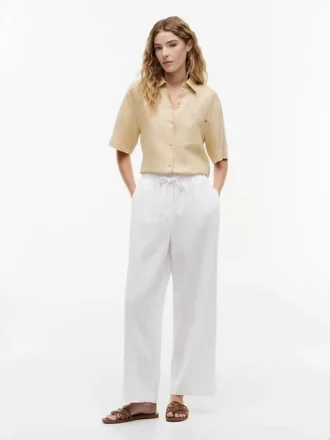 Pantaloni leggeri in misto lino