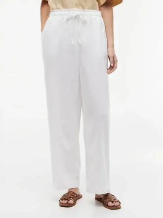 Pantaloni leggeri in misto lino