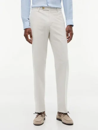 Pantaloni sartoriali in dobby New York Label Pantaloni sartoriali in dobby New York Label