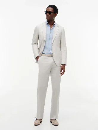 Pantaloni sartoriali in dobby New York Label Pantaloni sartoriali in dobby New York Label
