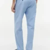 Pantaloni senza chiusura in misto cotone e lino Pantaloni senza chiusura in misto cotone e lino