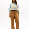 Pantaloni utility a gamba larga elasticizzati Pantaloni utility a gamba larga elasticizzati