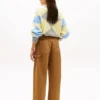 Pantaloni utility a gamba larga elasticizzati Pantaloni utility a gamba larga elasticizzati
