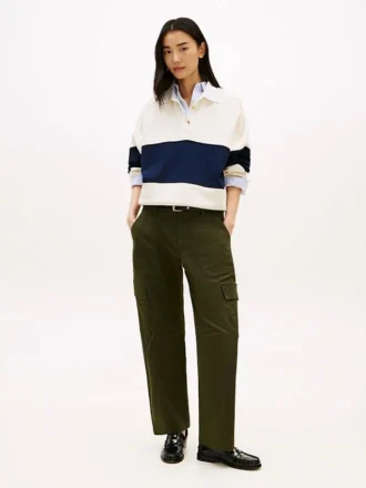 Pantaloni utility leggeri a zampa