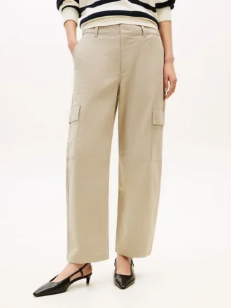 Pantaloni utility leggeri a zampa