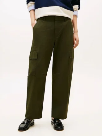 Pantaloni utility leggeri a zampa