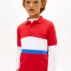 Polo a blocchi di colore per bambini