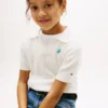 Polo a maglia traforata per bambina Polo a maglia traforata per bambina
