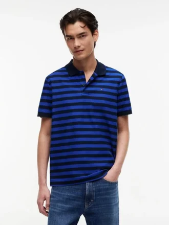 Polo a righe Tommy Jeans Regular Fit