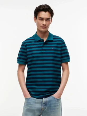 Polo a righe Tommy Jeans Regular Fit