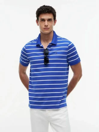 Polo a righe Tommy Jeans Regular Fit