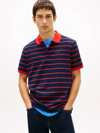 Polo a righe Tommy Jeans Regular Fit