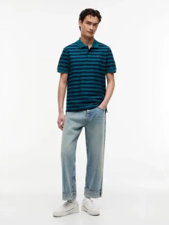 Polo a righe Tommy Jeans Regular Fit