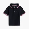Polo con bordi a contrasto per neonati Polo con bordi a contrasto per neonati