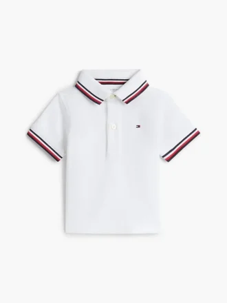 Polo con bordi a contrasto per neonati
