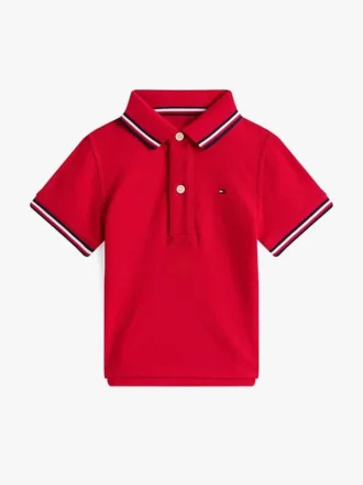 Polo con bordi a contrasto per neonati