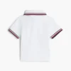 Polo con bordi a contrasto per neonati Polo con bordi a contrasto per neonati