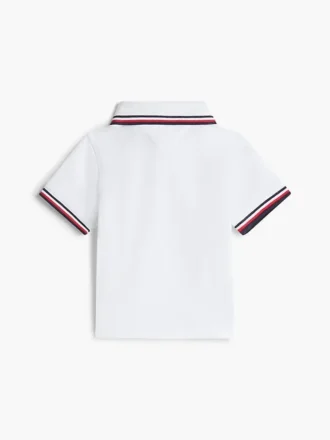 Polo con bordi a contrasto per neonati