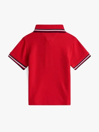 Polo con bordi a contrasto per neonati