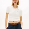 Polo con bordi a foglia di lattuga Tommy Jeans Polo con bordi a foglia di lattuga Tommy Jeans