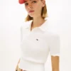Polo con bordi a foglia di lattuga Tommy Jeans Polo con bordi a foglia di lattuga Tommy Jeans