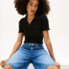 Polo con bordi a foglia di lattuga Tommy Jeans Polo con bordi a foglia di lattuga Tommy Jeans