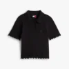 Polo con bordi a foglia di lattuga Tommy Jeans Polo con bordi a foglia di lattuga Tommy Jeans